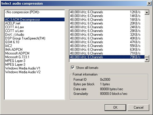 AC-3 ACM Codec